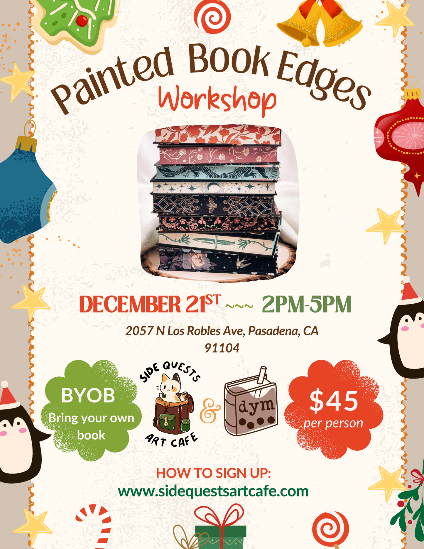 📚Painted Book Edges Workshop📚