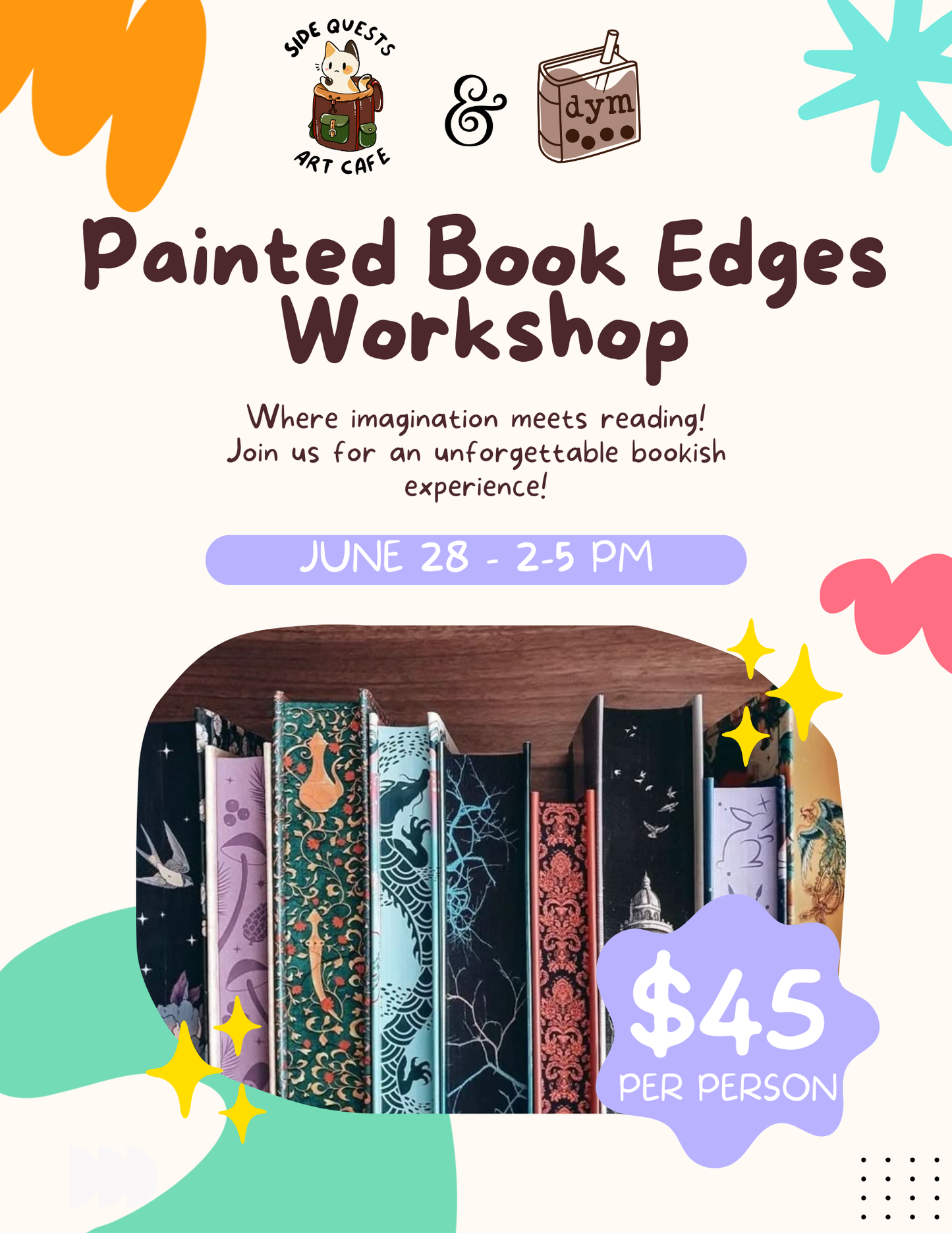 Painted Book Edges Workshop - June 28th
