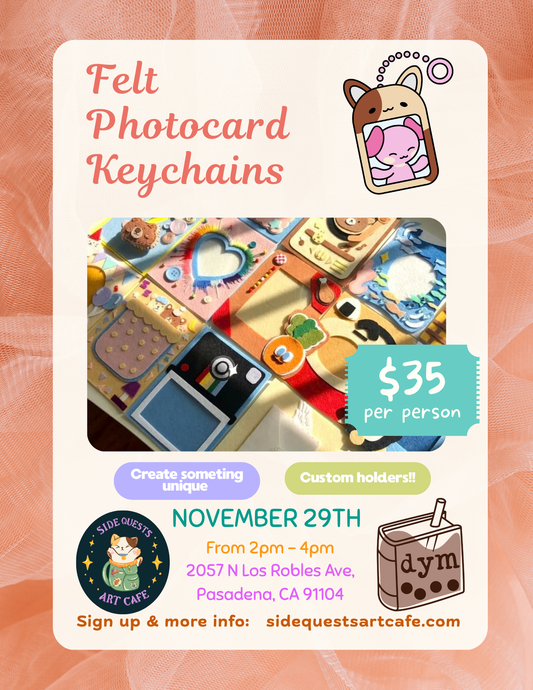 Felt Photocard Keychains - November 29th