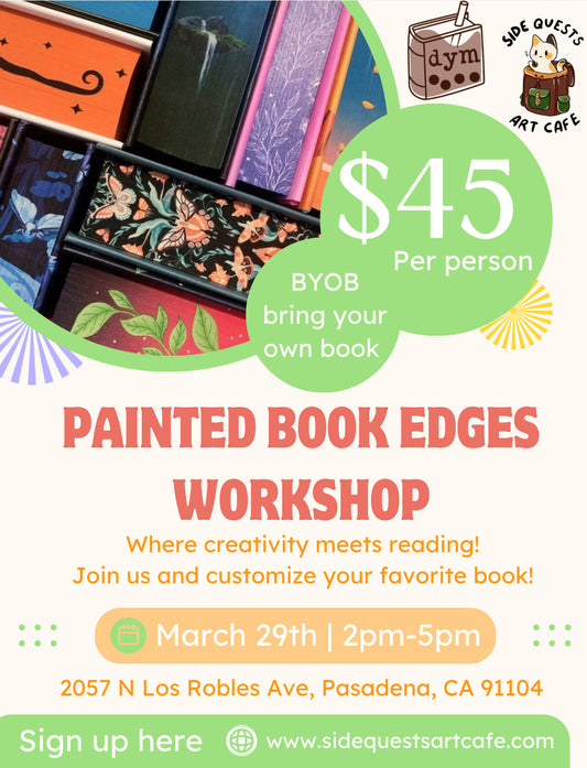 Painted Book Edges Workshop