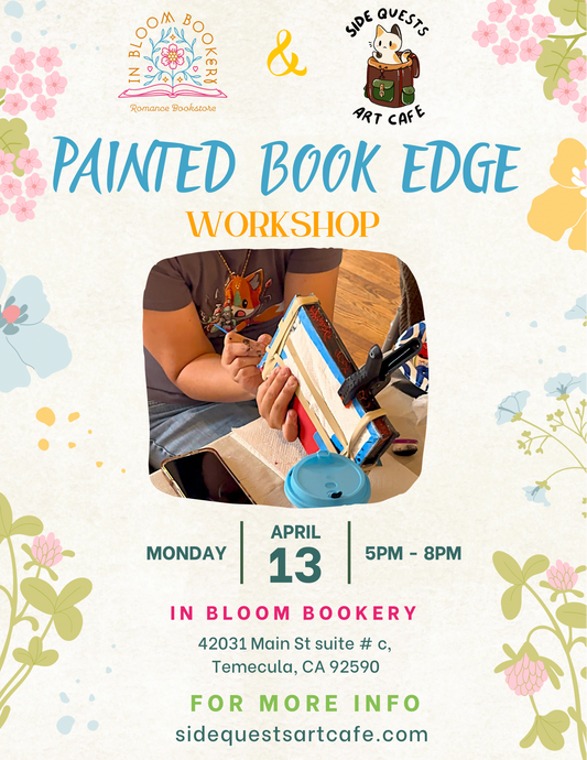 ✨Painted Book Edge Workshop-April 13✨