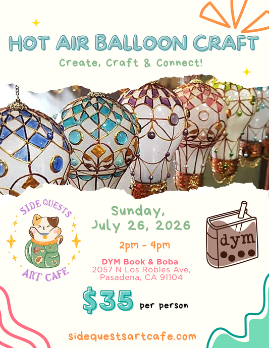 Hot Air Balloon Trinket Craft - July 26th